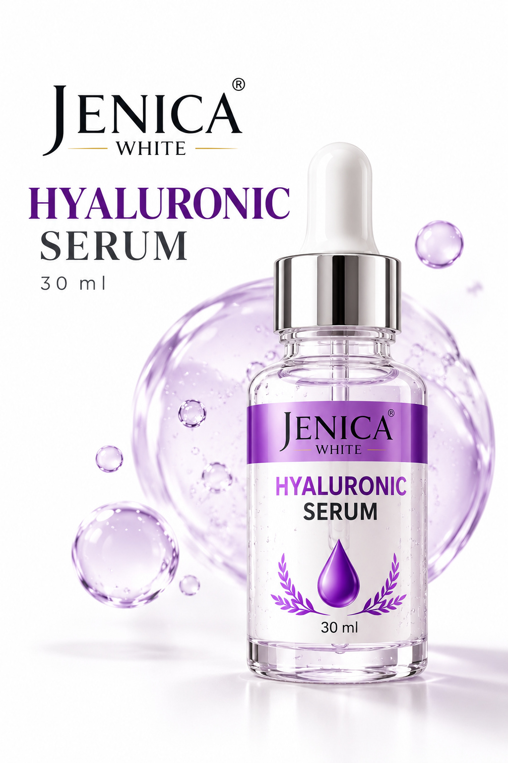 Jenica White Hyaluronic Serum – 30ml