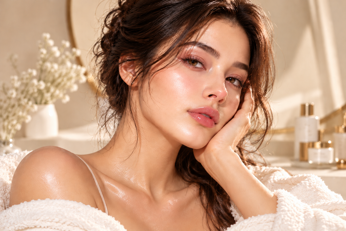 Jenica skincare model