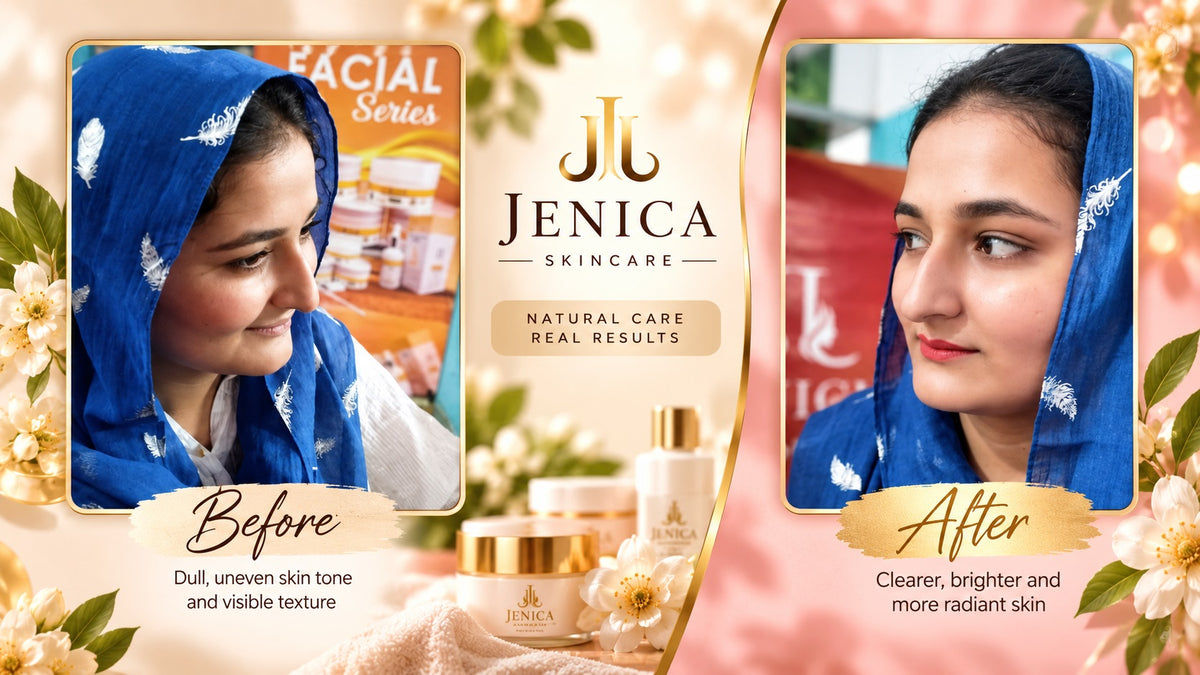 Jenica skincare transformation
